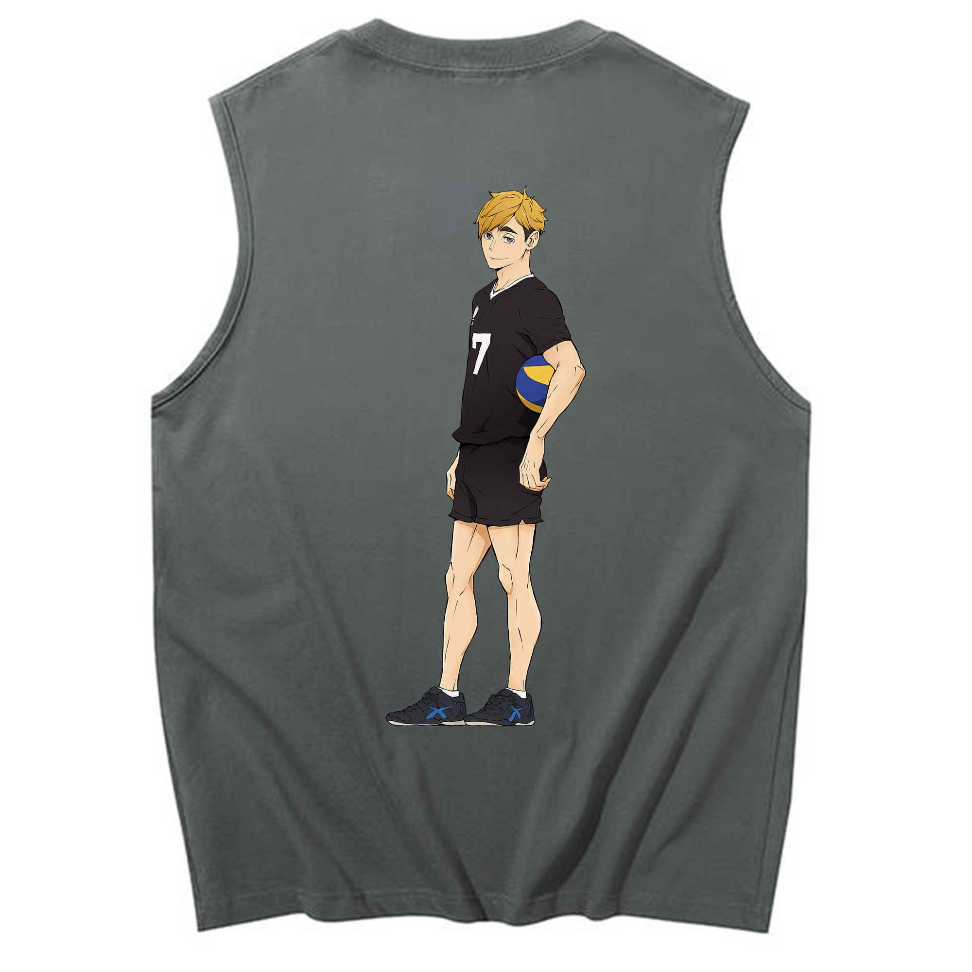 （画像用） ハイキュー!! Haikyu!! コットン100％タンクトップ（背面プリント）
